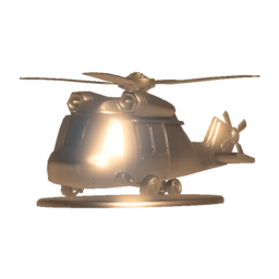 bronze helicopter