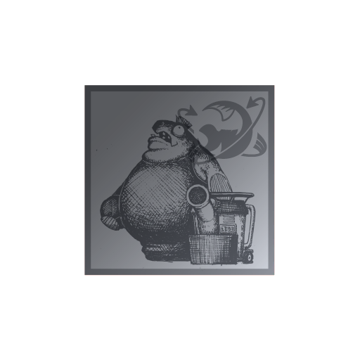 silver Big Shot sticker