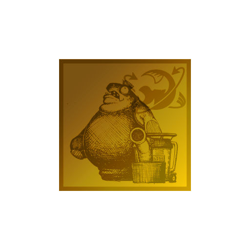 gold Big Shot sticker