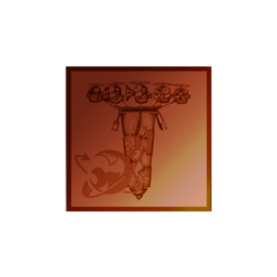 bronze Fish Stick sticker bronze Fish Stick sticker